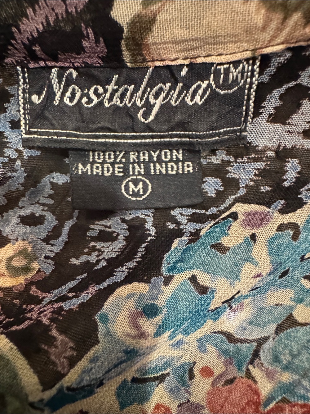 Nostalgia Navy Floral Long-Sleeve Jumpsuit - Picture 11 of 13